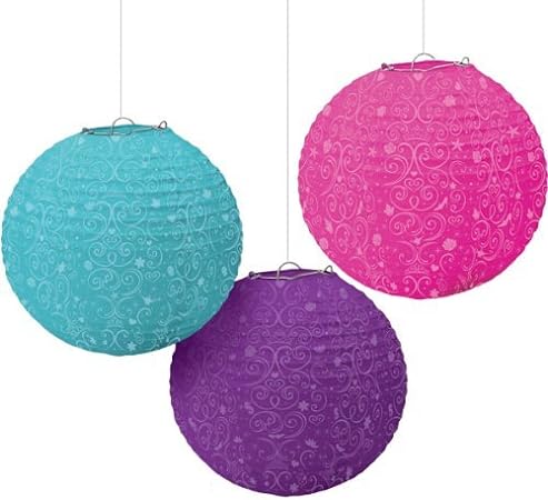 Paper Lanterns - Disney Princess (3ct) - Amscan
