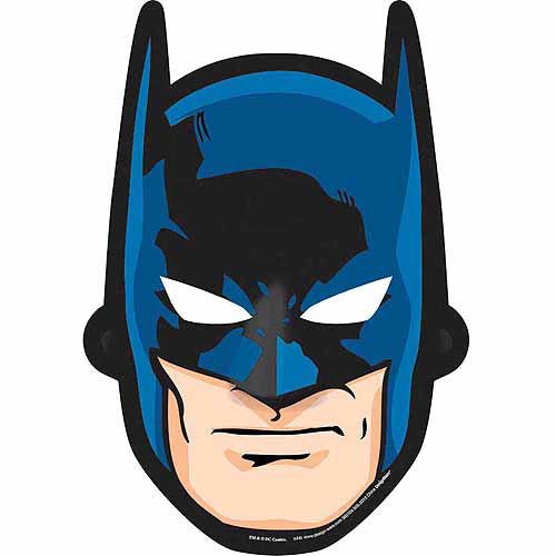 Paper Mask - Batman (8ct) - Amscan