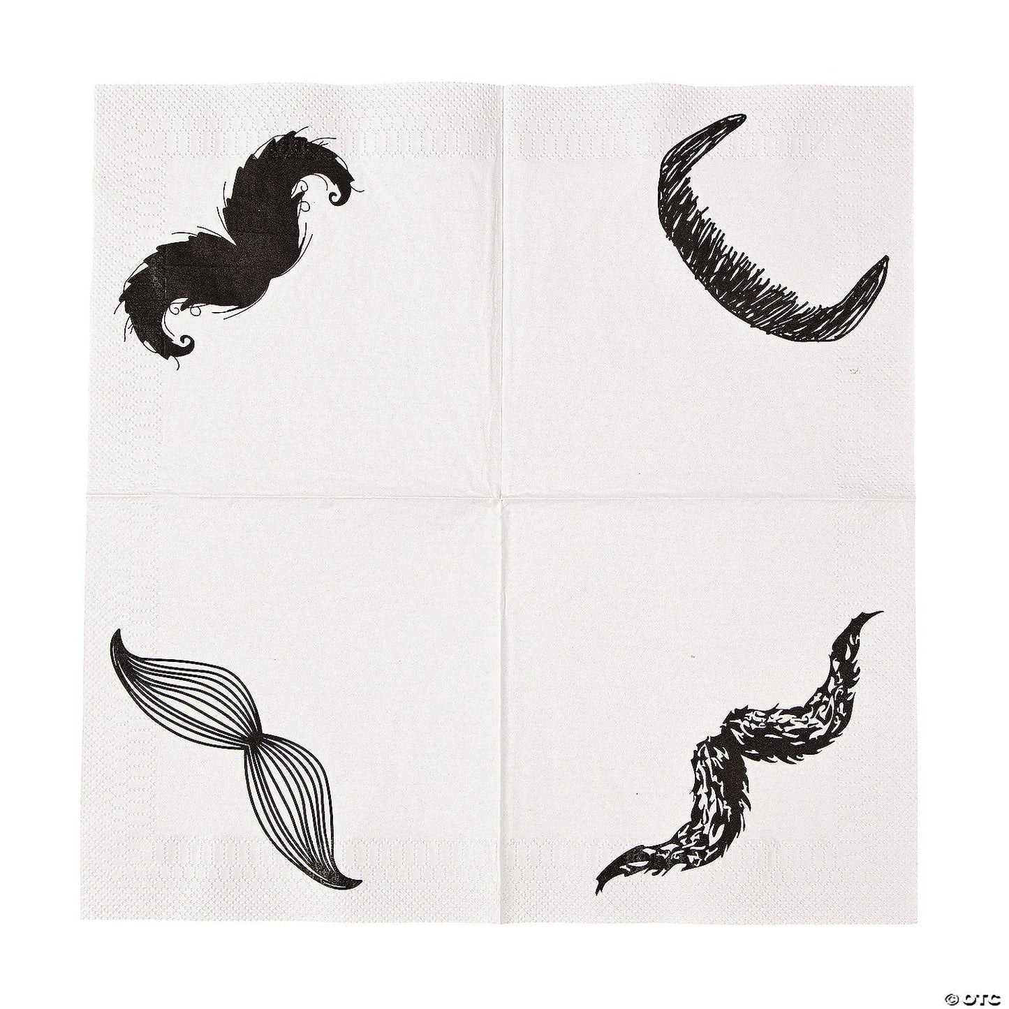 Paper Mustache Party Luncheon Napkins by Fun Express from Instaballoons