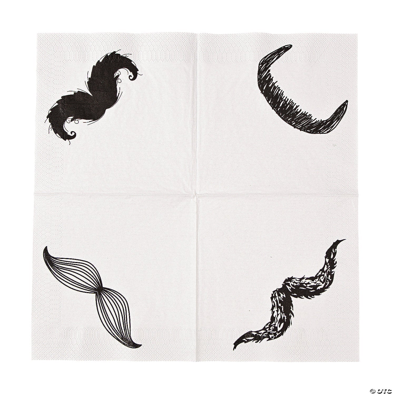 Paper Mustache Party Luncheon Napkins by Fun Express from Instaballoons