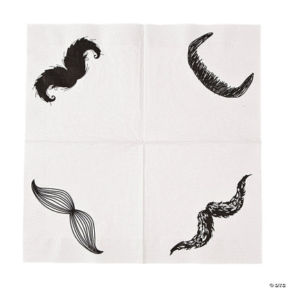 Paper Mustache Party Luncheon Napkins by Fun Express from Instaballoons