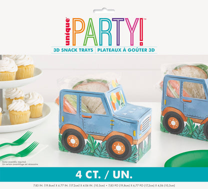 Party Dino 3D Snack Tray by Unique from Instaballoons