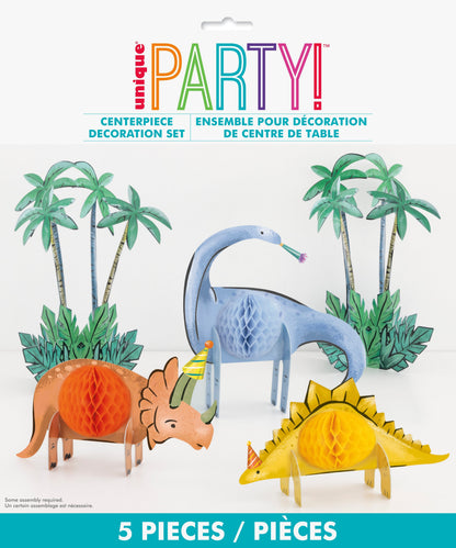 Party Dinosaur Honeycomb Decorations by Unique from Instaballoons