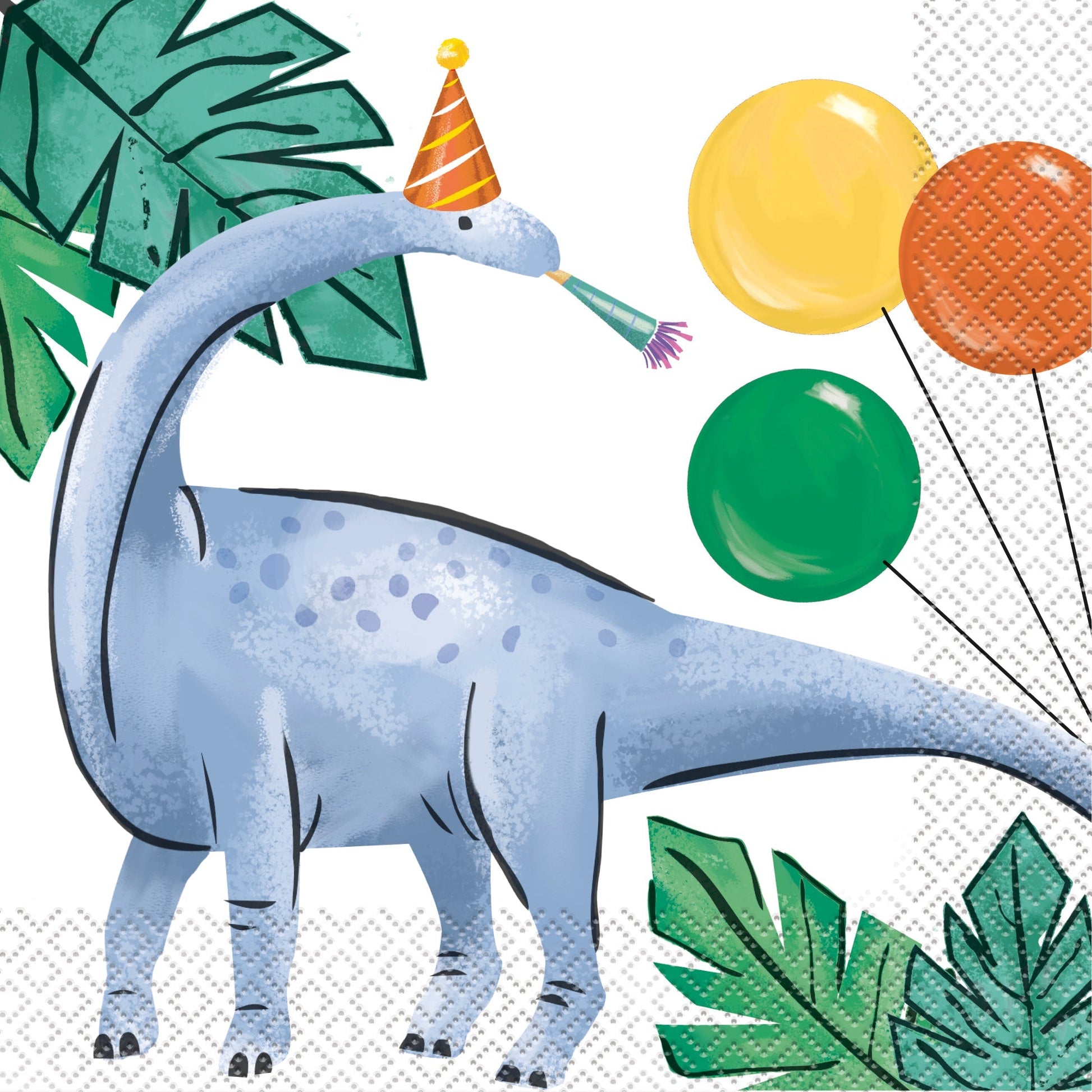 Party Dinosaur Lunch Napkins by Unique from Instaballoons