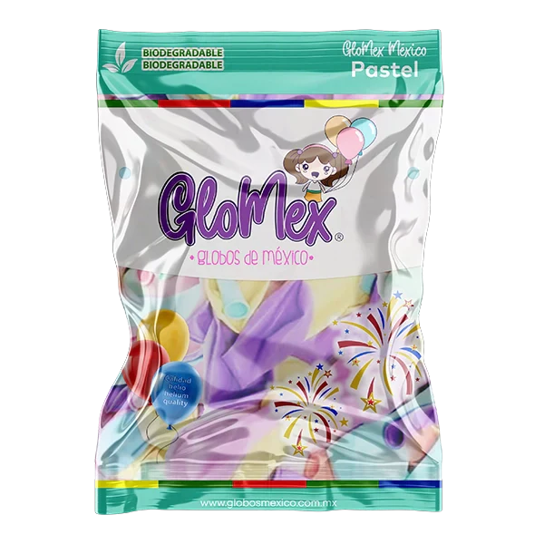 Pastel Assortment 12″ Latex Balloons by GloMex from Instaballoons