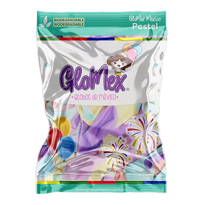Pastel Assortment 5″ Latex Balloons by GloMex from Instaballoons