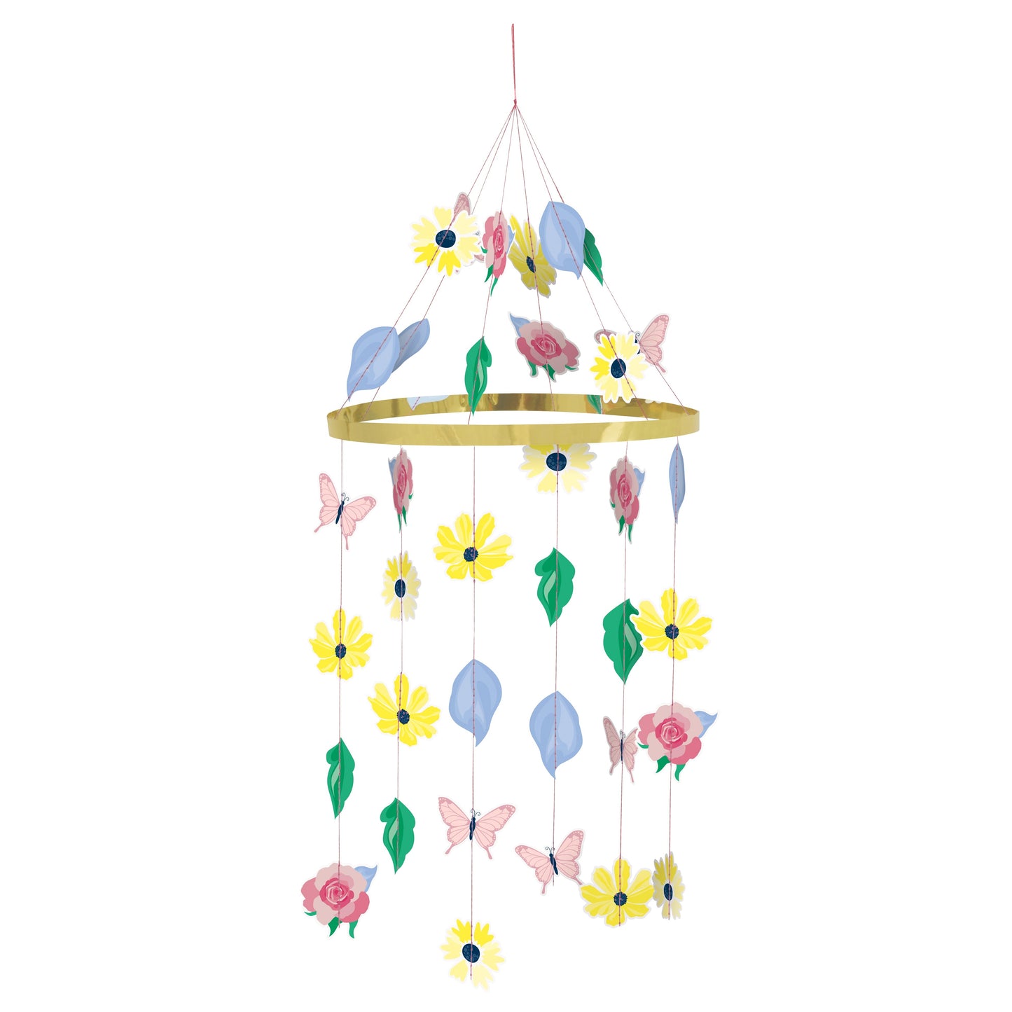 Pastel Floral Chandelier Decoration by Unique from Instaballoons