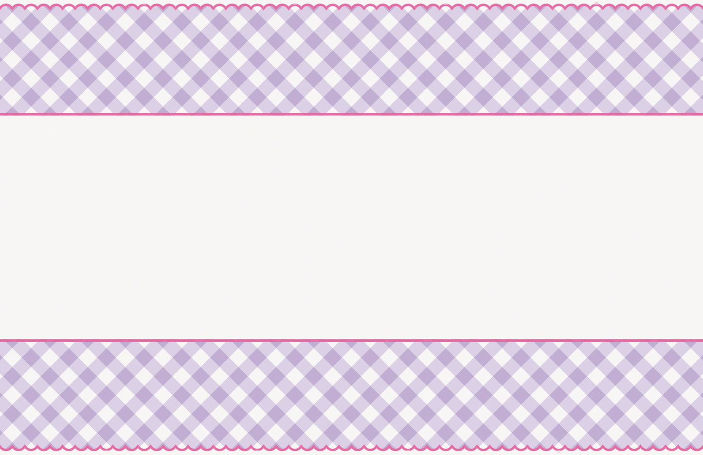 Pastel Gingham Tablecover by Unique from Instaballoons