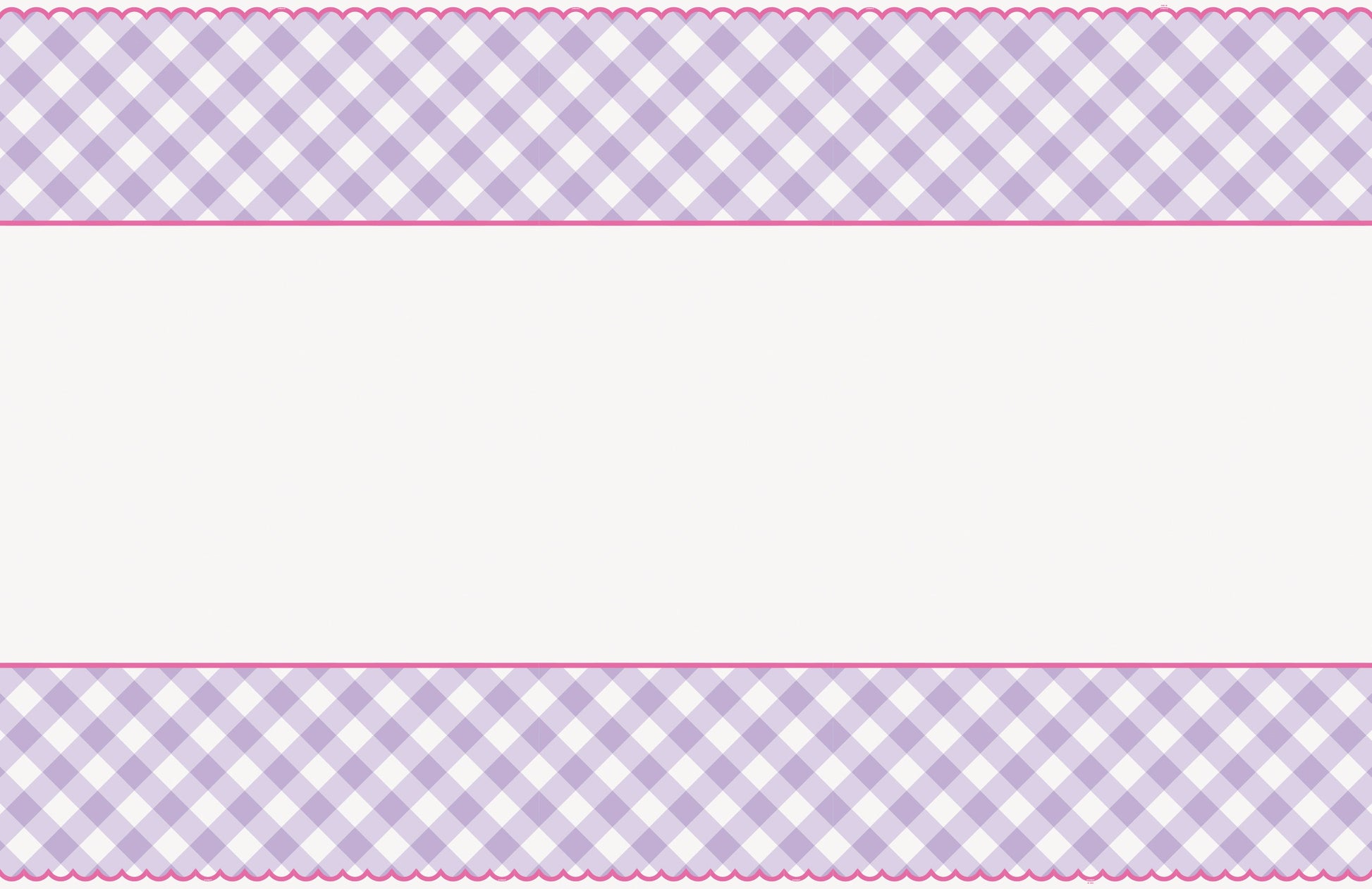 Pastel Gingham Tablecover by Unique from Instaballoons