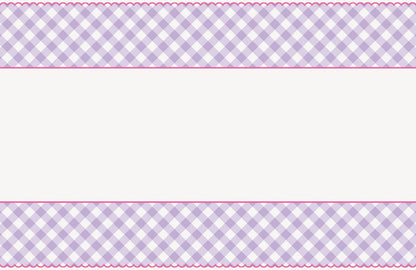 Pastel Gingham Tablecover by Unique from Instaballoons