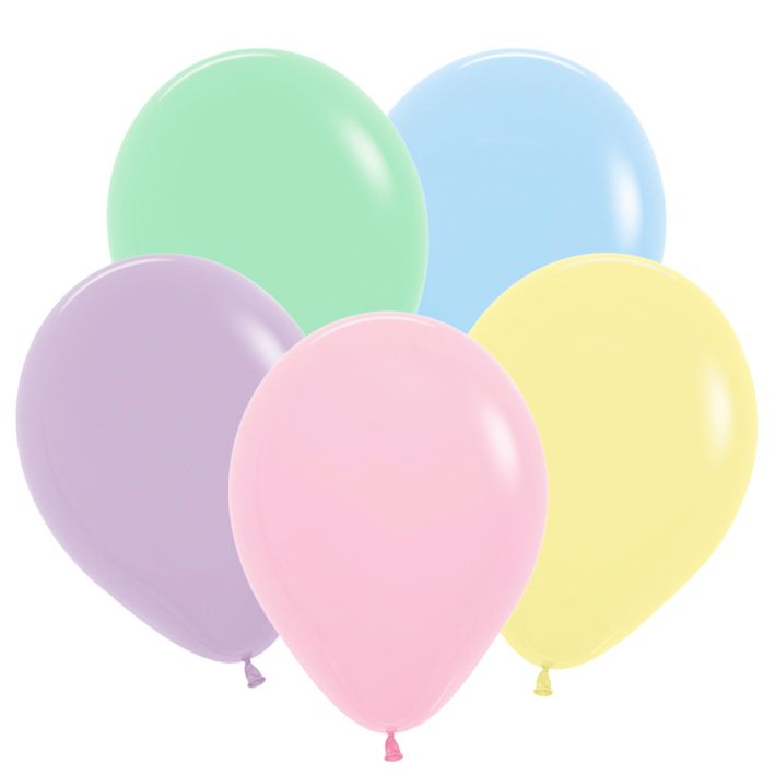 Pastel Matte Assorted Latex - Sempertex