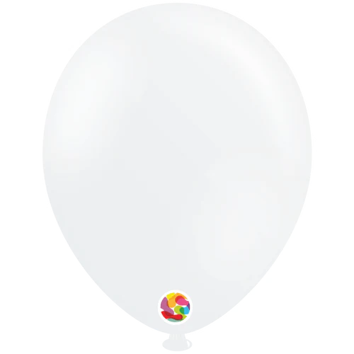 Pastel White 10″ Latex Balloons by Balloonia from Instaballoons