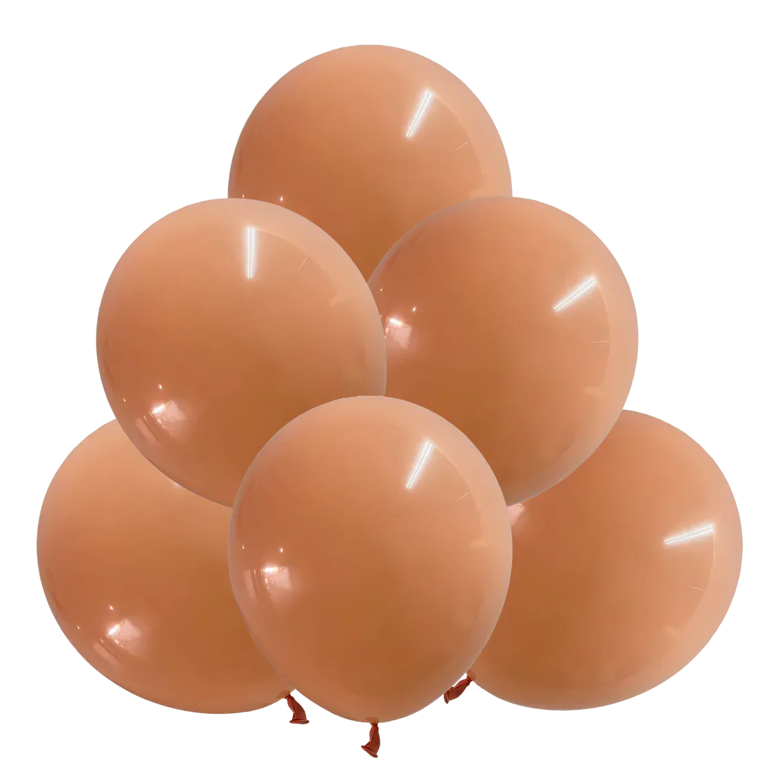 Peach 5″ Latex Balloons by GloMex from Instaballoons