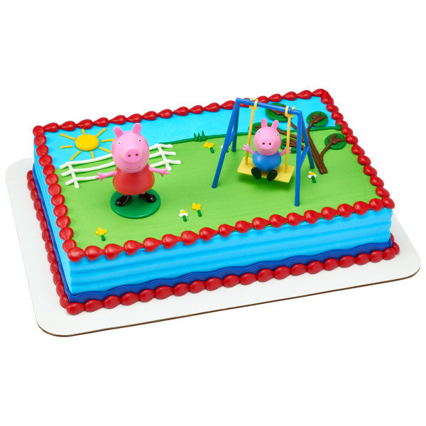 Peppa Pig Swing Set Cake Kit by DecoPac from Instaballoons