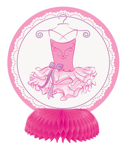 Pink Ballerina Mini Honeycomb Decorations by Unique from Instaballoons