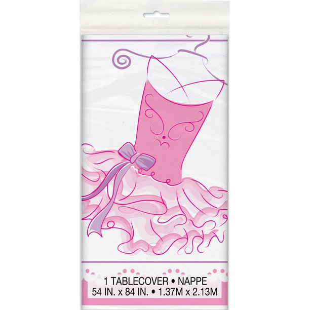 Pink Ballerina Table Cover by Unique from Instaballoons