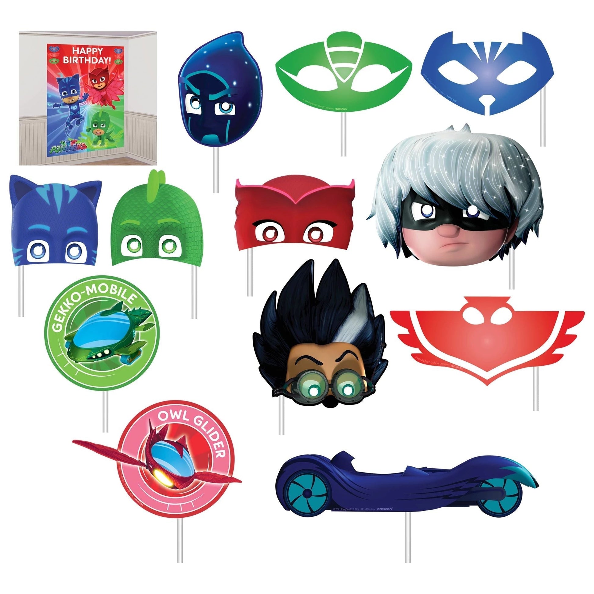 PJ Masks Scene Str & Props by Amscan from Instaballoons