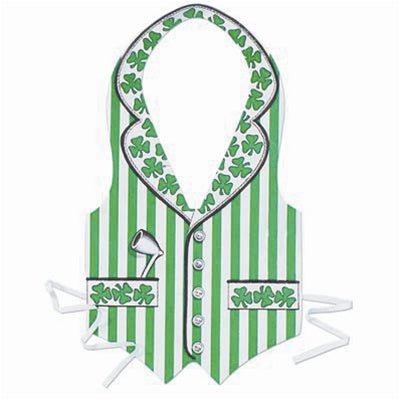 Plastic St Patrick Vest - The Beistle Company