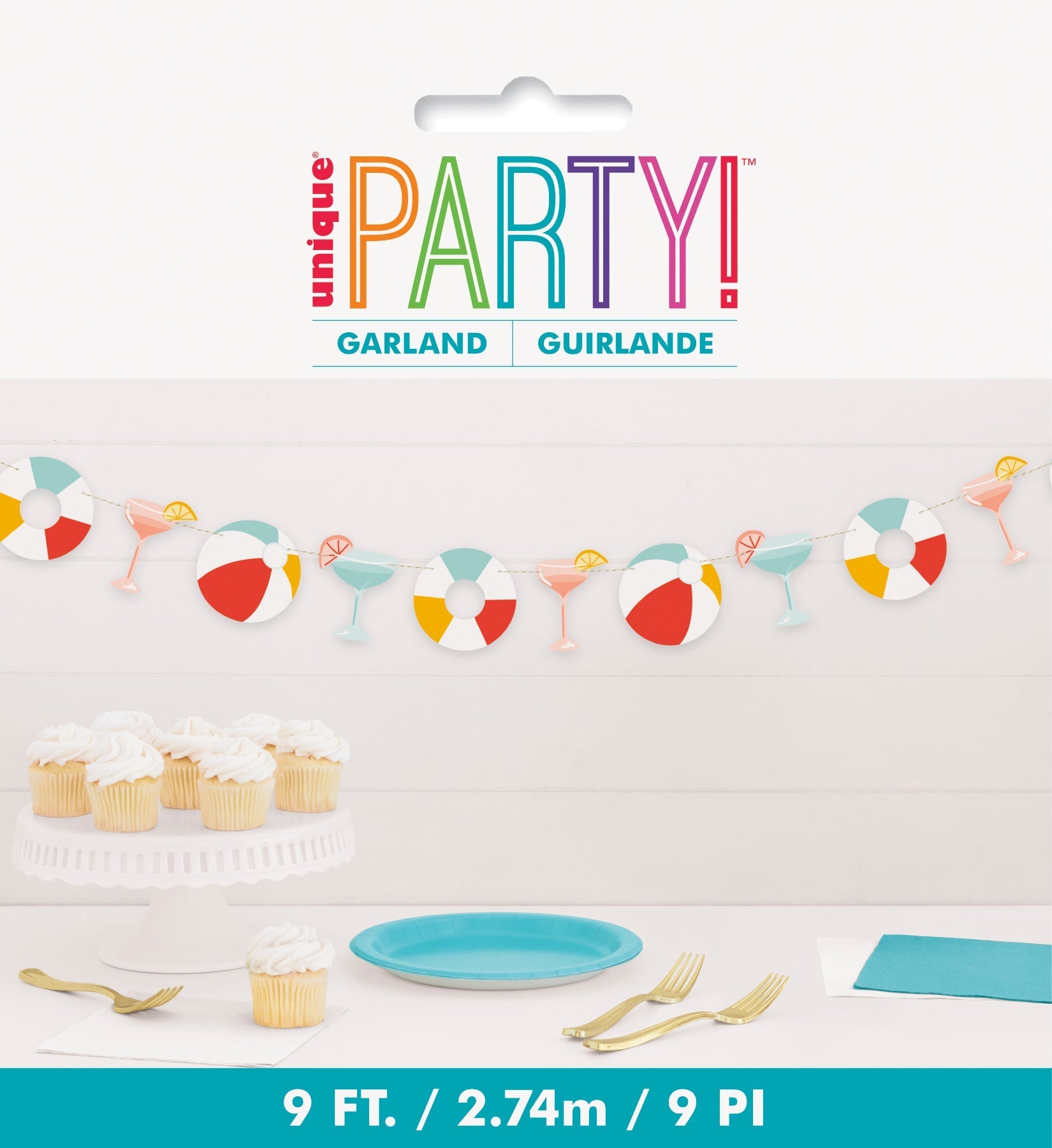 Poolside Summer Garland by Unique from Instaballoons