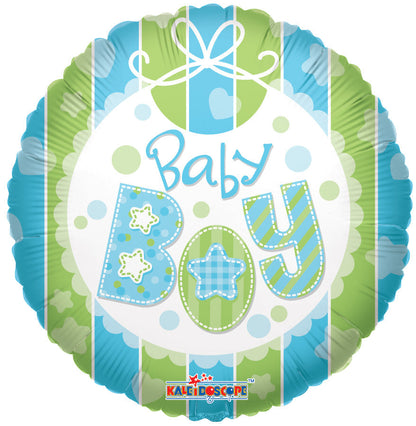 PR Baby Boy Bib 18″ Foil Balloons by Convergram from Instaballoons