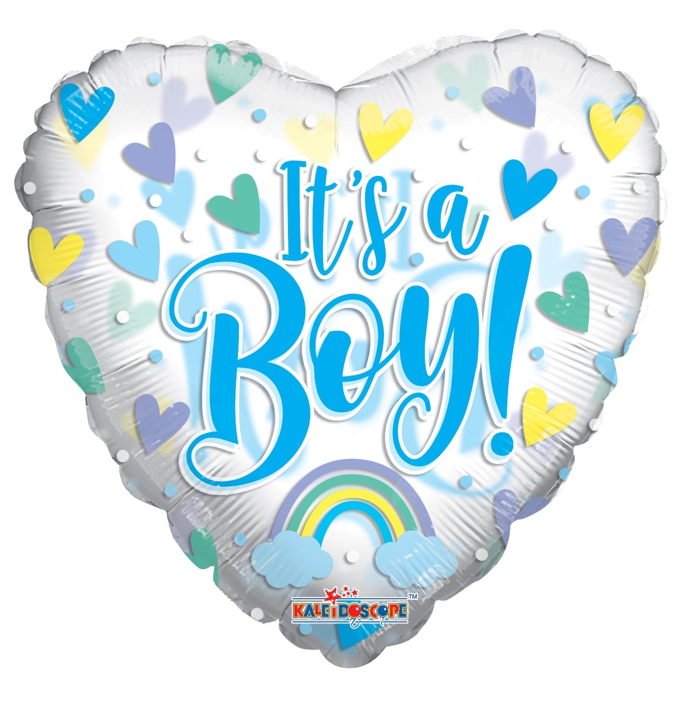 PR Baby Boy Heart GB 18″ Foil Balloon by Convergram from Instaballoons