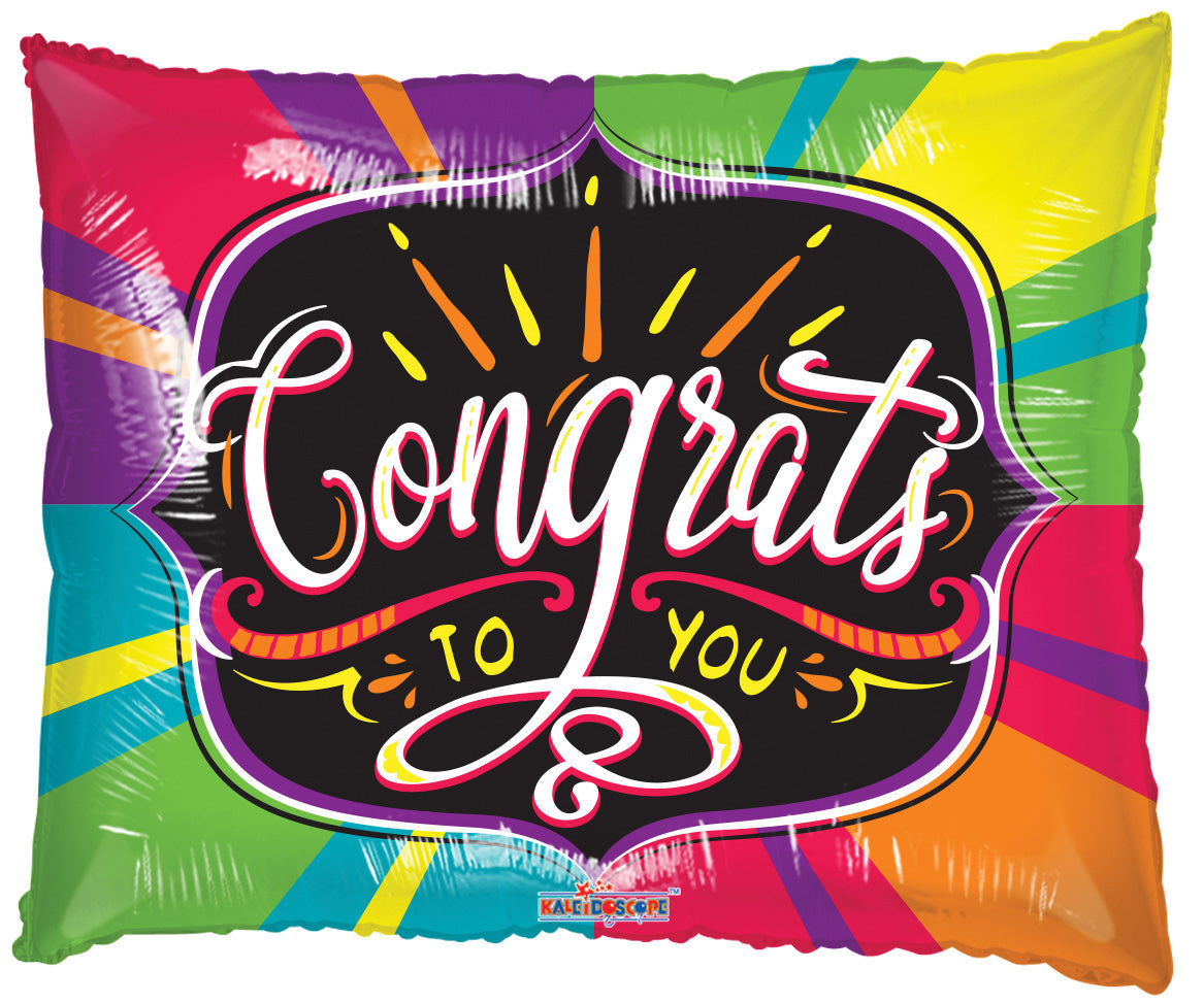 PR Congrats To You 36″ Foil Balloon by Convergram from Instaballoons