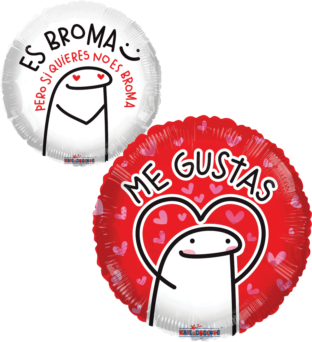 PR ESP Me Gusto Flork 18″ Foil Balloon by Convergram from Instaballoons