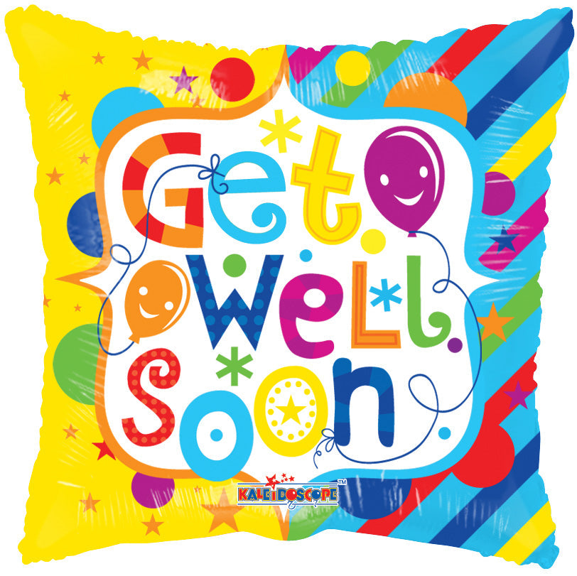 PR Get Well Frame 18″ Foil Balloon by Convergram from Instaballoons