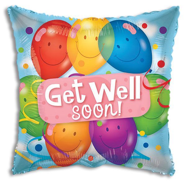 PR Get Well Latex Balloons 18″ Latex Balloons by Convergram from Instaballoons