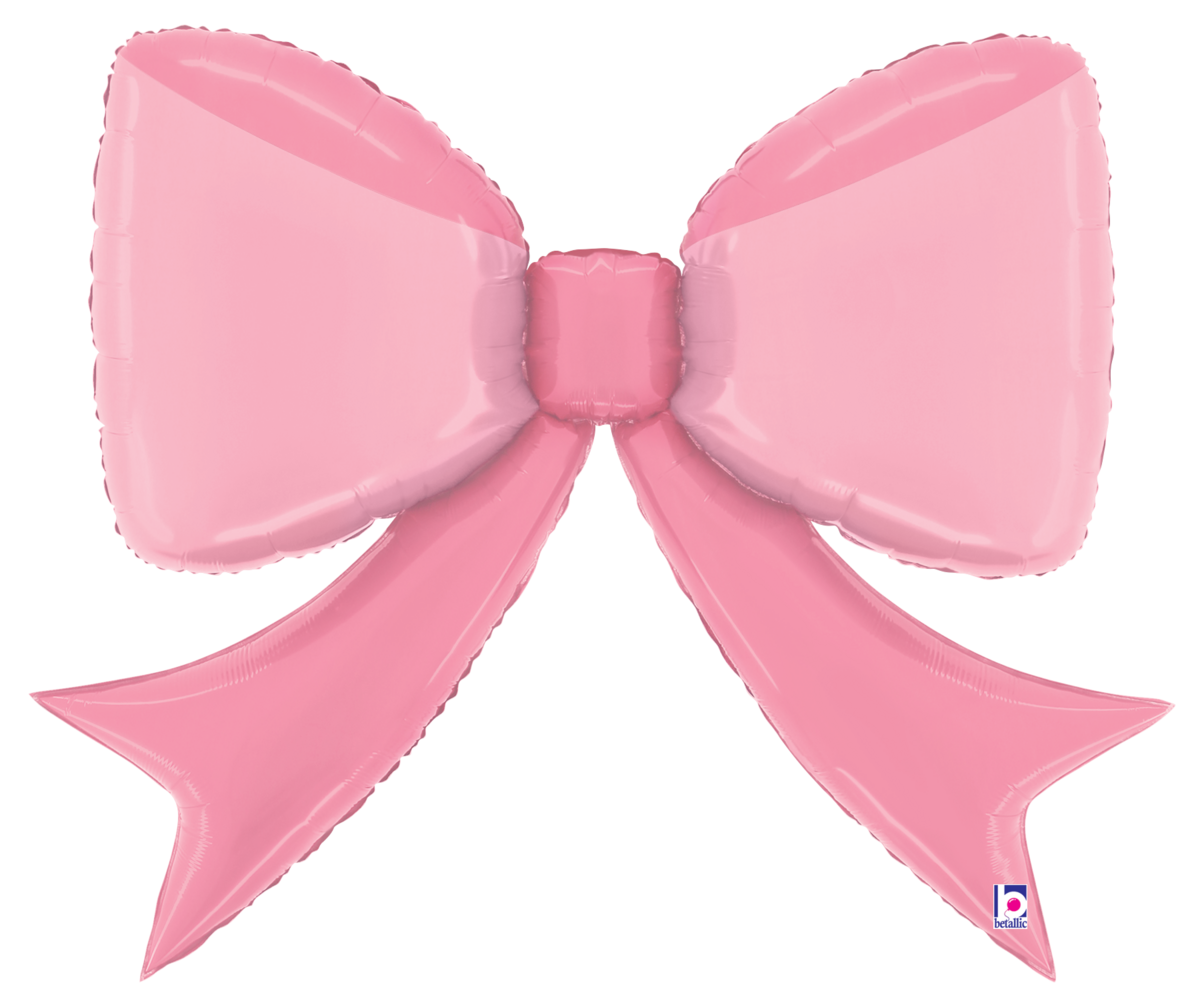 Pretty Pink Bow 41″ Foil Balloon by Betallic from Instaballoons