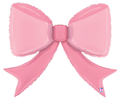 Pretty Pink Bow 41″ Foil Balloon by Betallic from Instaballoons