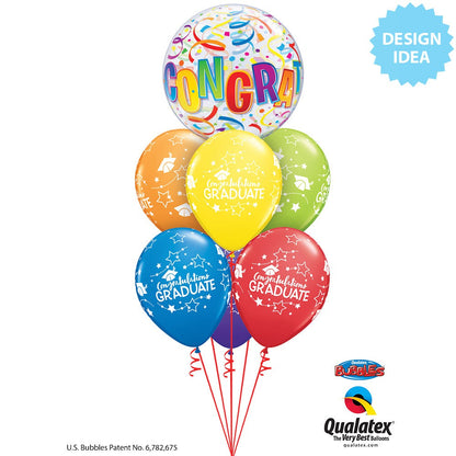 Congratulations Around 22″ Bubble Balloon