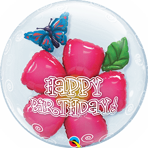 Qualatex 24" Happy Birthday Flower Bubble