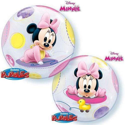 Qualatex Baby Minnie 22″ Bubble Balloon