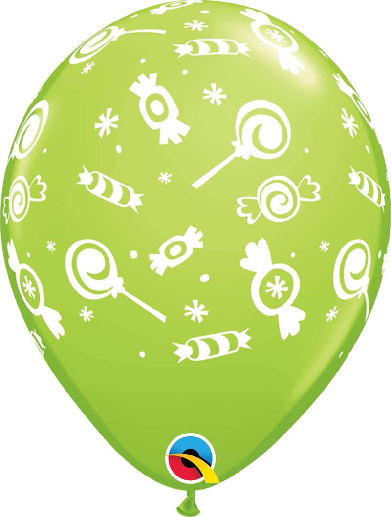 Qualatex Candies-A-Round 11″ Latex Balloons (50)