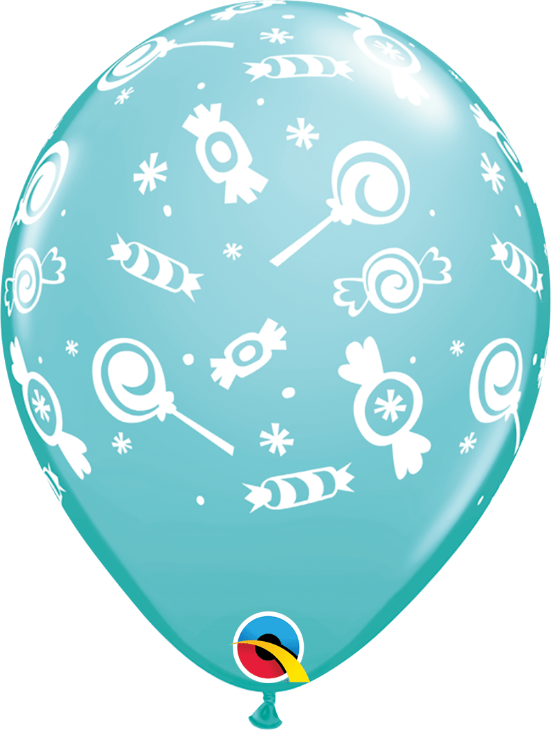 Qualatex Candies-A-Round 11″ Latex Balloons (50)