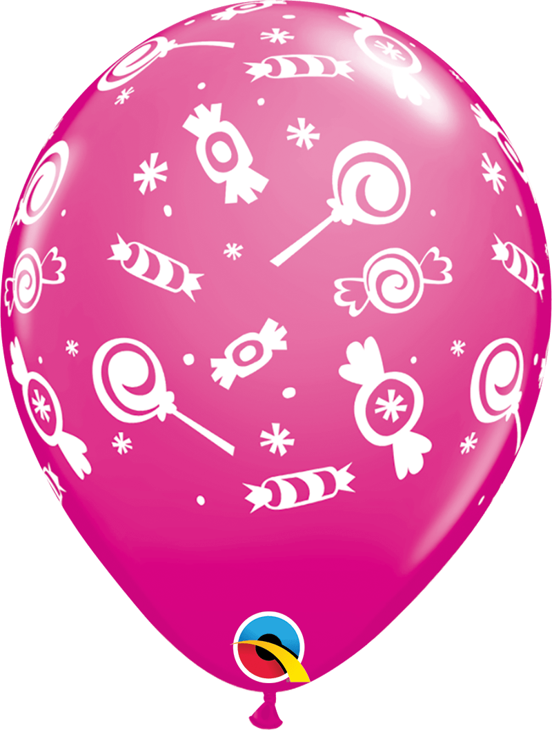Qualatex Candies-A-Round 11″ Latex Balloons (50)