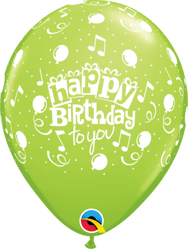 Qualatex Happy Birthday To You 11″ Latex Balloons (50)