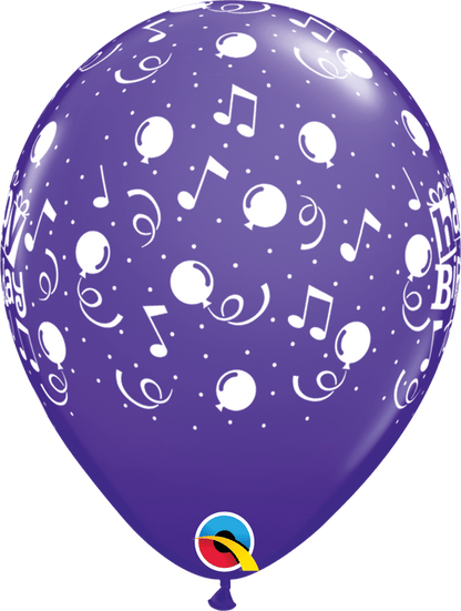 Qualatex Happy Birthday To You 11″ Latex Balloons (50)