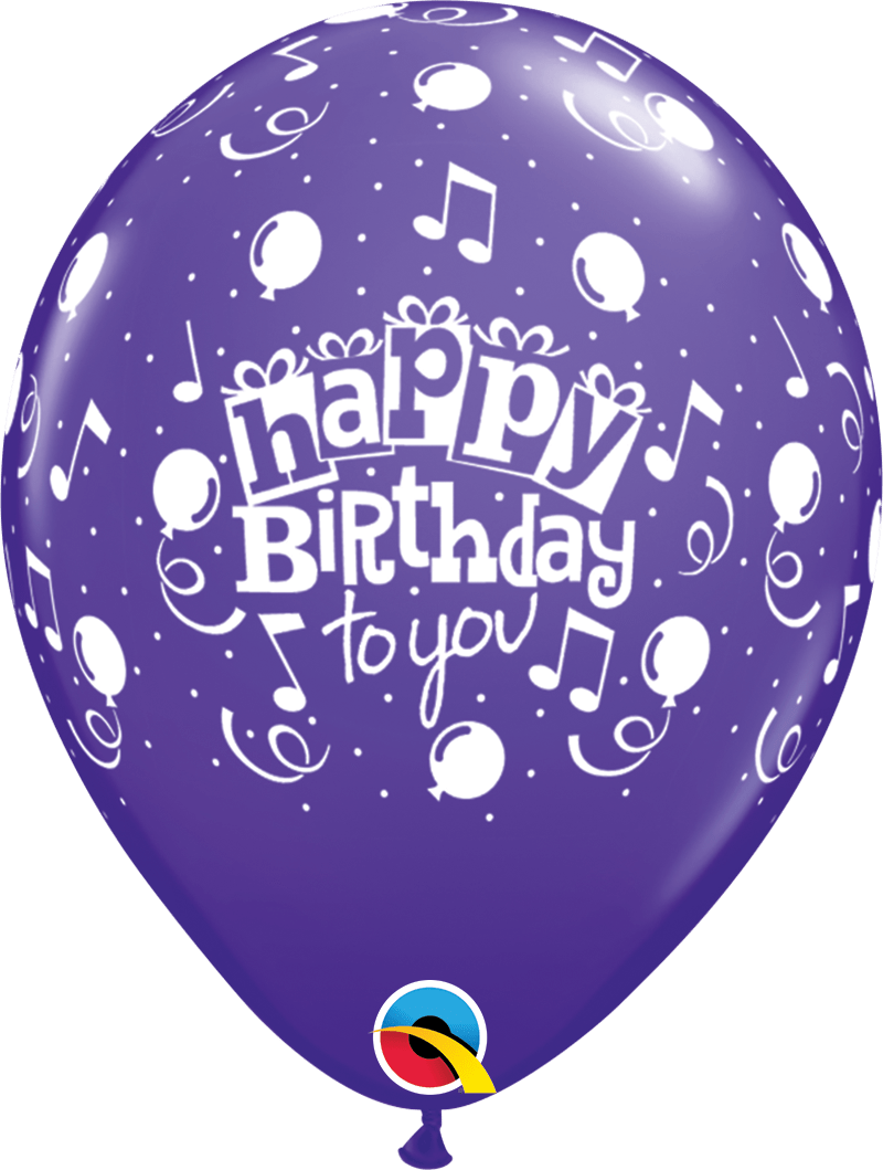Qualatex Happy Birthday To You 11″ Latex Balloons (50)