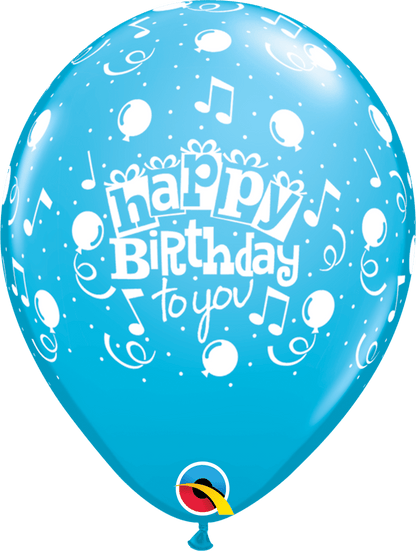 Qualatex Happy Birthday To You 11″ Latex Balloons (50)