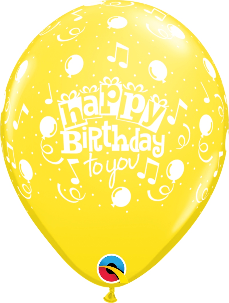 Qualatex Happy Birthday To You 11″ Latex Balloons (50)