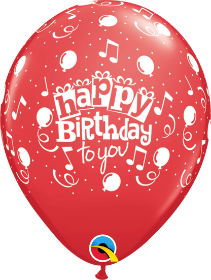Qualatex Happy Birthday To You 11″ Latex Balloons (50)