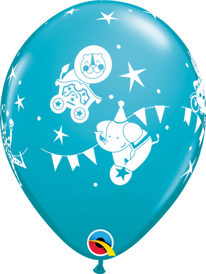 Qualatex Latex 11" Round Circus Parade Latex Balloons (50 pack)