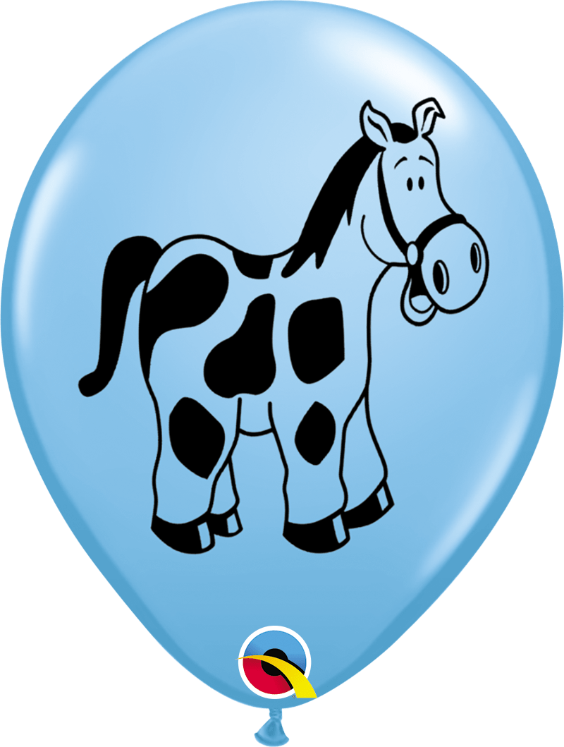 Qualatex Latex 11" Round Farm Animal Assortment (50 pack)