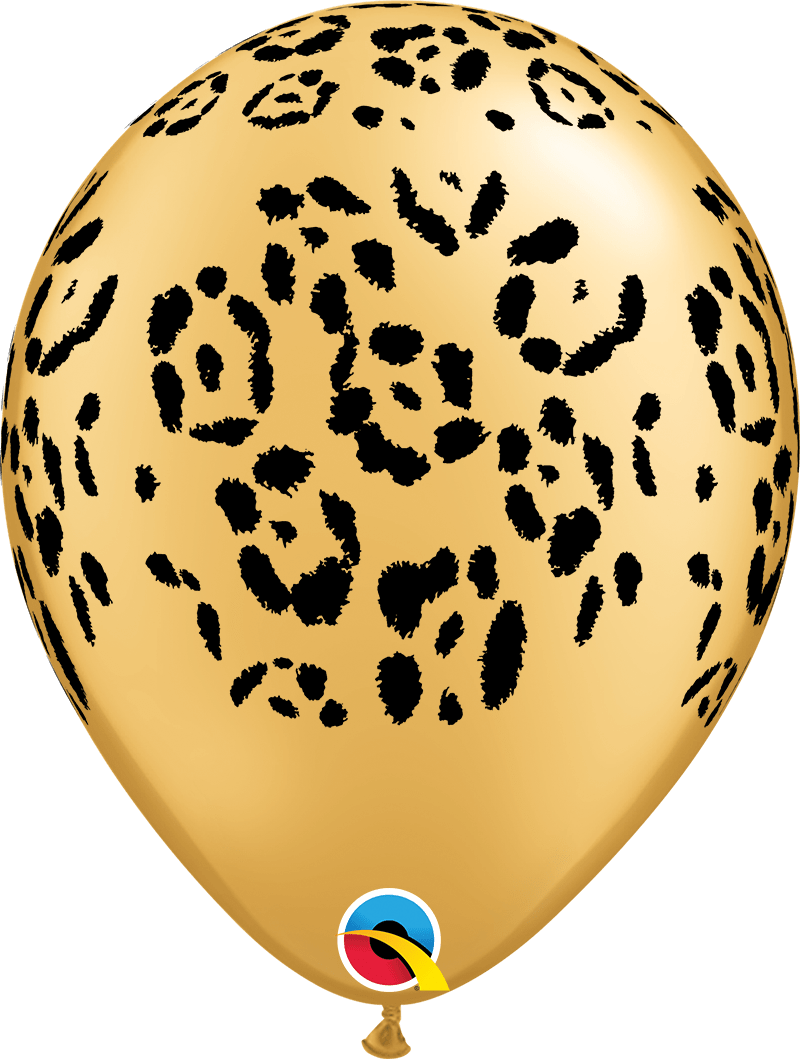 Qualatex Latex 11" Round Leopard Spots (50 pack)