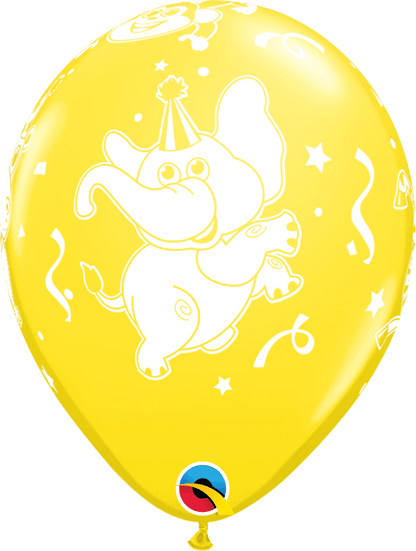 Qualatex Latex 11" Round Party Animals Balloons (50 pack)