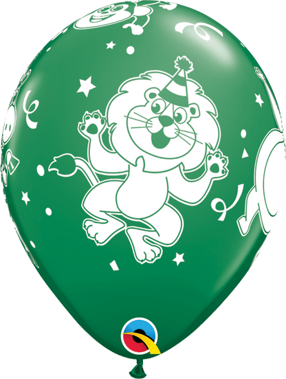 Qualatex Latex 11" Round Party Animals Balloons (50 pack)