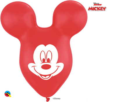 Qualatex Latex 15" Traditional Mousehead Disney Mickey Mouse Ears Balloons (25 pack)