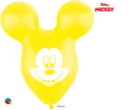 Qualatex Latex 15" Traditional Mousehead Disney Mickey Mouse Ears Balloons (25 pack)